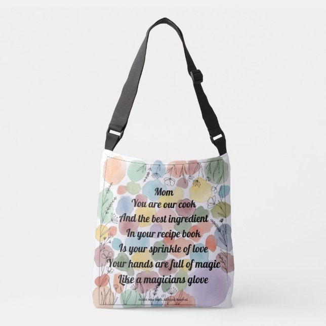 Mutter Gedicht Tragetaschen Mit Langen Trägern (Vorderseite)