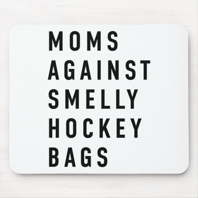 Mütter gegen stinkende Hockeytaschen Oversized  Mousepad (Vorne)