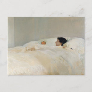 Mutter Gemälde von Joaquin Sorolla Postkarte