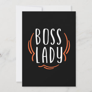 Mutter Geschenk Boss Lady Einladung