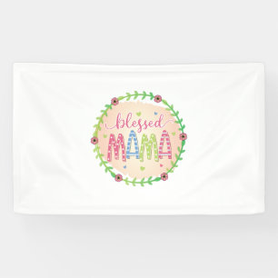 Mutter Geschenk gesegnete Mutter Banner