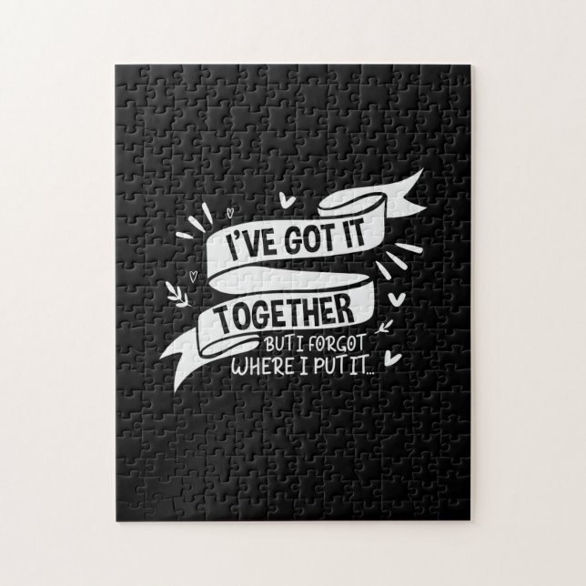 Mutter Geschenk habe ich zusammen Got Puzzle (Vertikal)