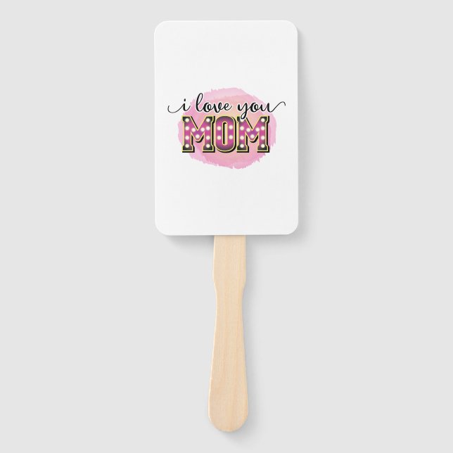 Mutter Geschenk I Liebe Sie Mama Fächer (Vorderseite)