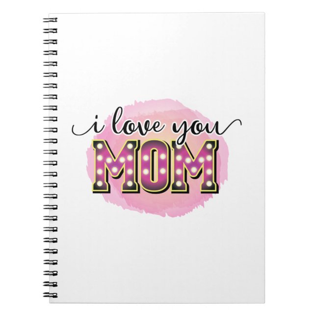 Mutter Geschenk I Liebe Sie Mama Notizblock (Vorderseite)