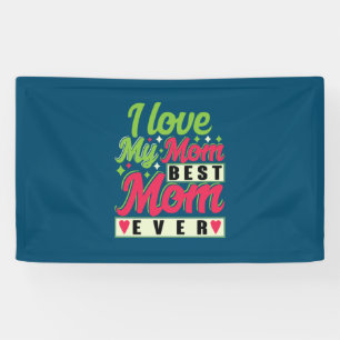 Mutter Geschenk ich Liebe meine Mama Banner