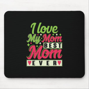 Mutter Geschenk ich Liebe meine Mama Mousepad
