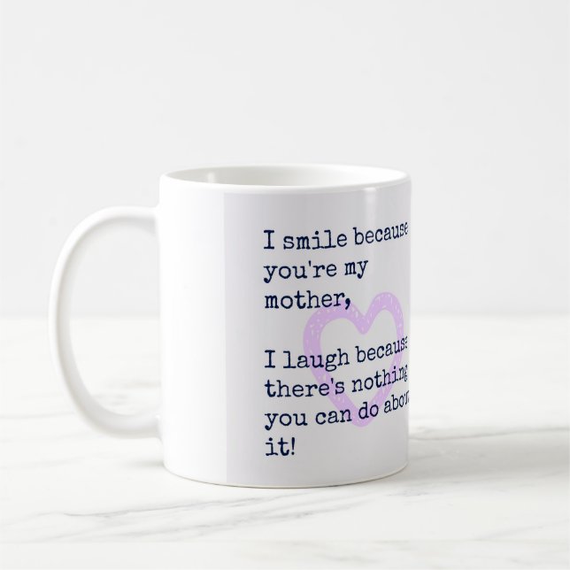 Mutter-Geschenk-Mama zitiert Geschenk für Kaffeetasse (Links)