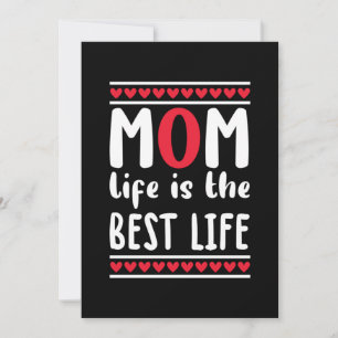 Mutter Geschenk Mutti Leben Ist Das Beste Leben Einladung