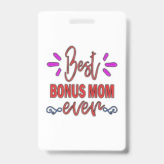 Mutter Geschenke Beste Bonus-Mama je Ausweis