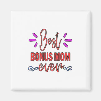 Mutter Geschenke Beste Bonus-Mama je Magnet