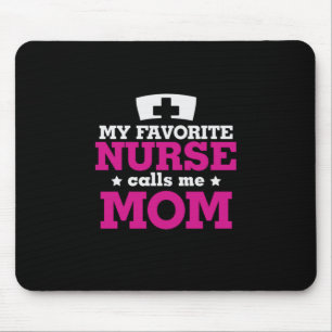 Mutter Geschenke Lieblings-Krankenschwester nennt  Mousepad