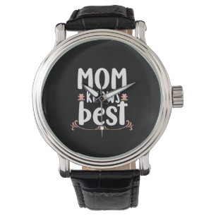 Mutter-Geschenke-Mama weiß am besten Armbanduhr