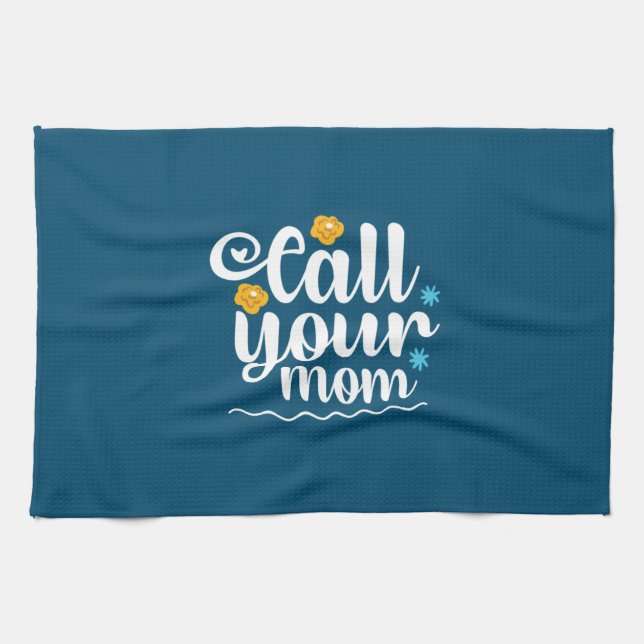Mutter Geschenke nennen Sie Ihre Mama Geschirrtuch (Horizontal)