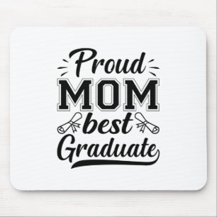 Mutter Geschenke Proud Mama Bester Abschluss Mousepad