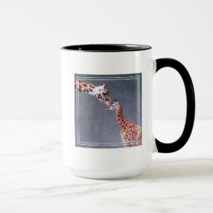 Mutter Getty Bild- u. Baby-Giraffe Tasse