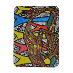 Mutter-Giraffe Magnet