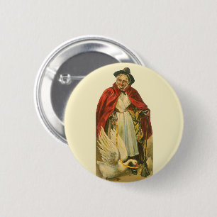 Mutter Goose Vintages Viktorianisches Story Book Button