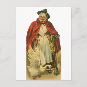 Mutter Goose Vintages Viktorianisches Story Book Postkarte