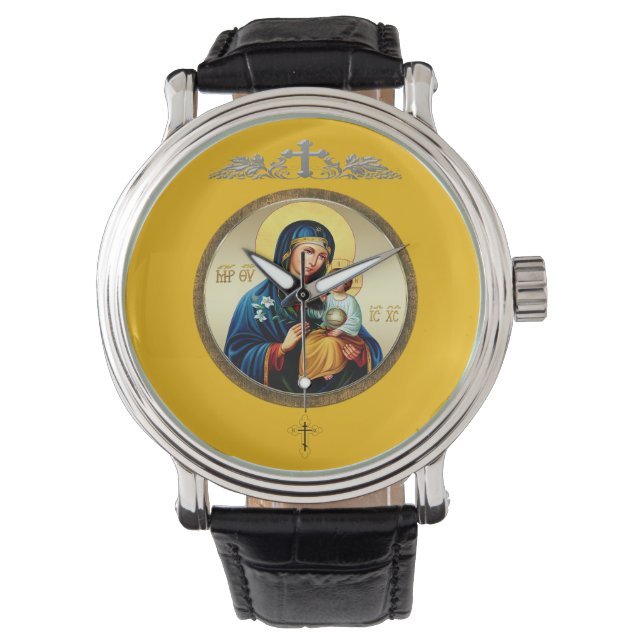 Mutter Gottes Armbanduhr (Vorderseite)