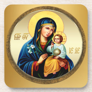 Mutter Gottes, Jungfrau Maria Getränkeuntersetzer