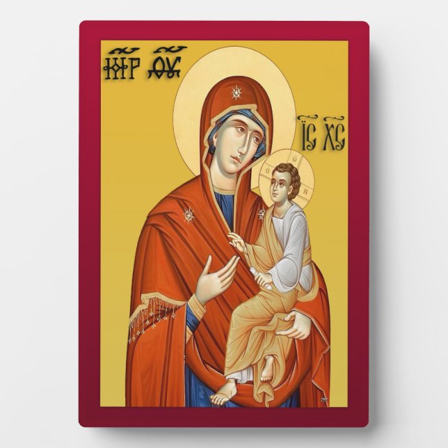 Mutter Gottes neu Fotoplatte (Vorderseite)