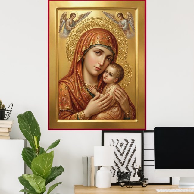 Mutter Gottes Poster (Heimbüro)