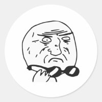 Mutter Gottes Rage Gesicht Comic Meme