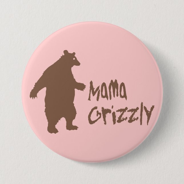 Mutter Grizzly Button (Vorderseite)
