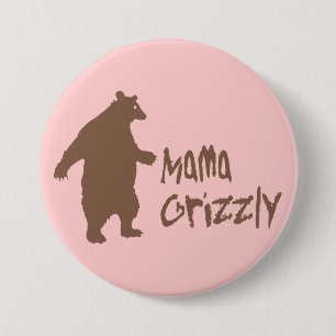 Mutter Grizzly Button