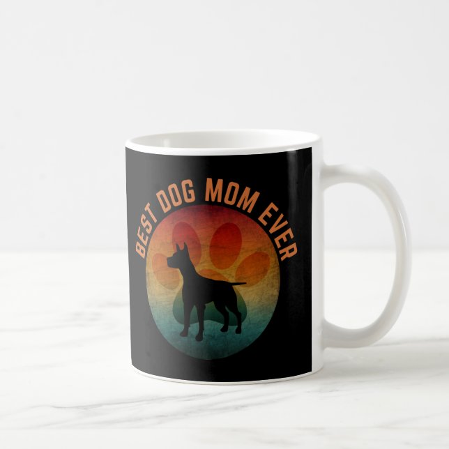Mütter haben die beste Hundemutter je Kaffeetasse (Rechts)