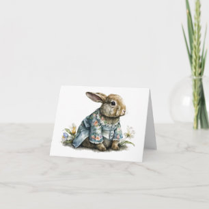 MUTTER HASE LEERE GRUßKARTE KARTE