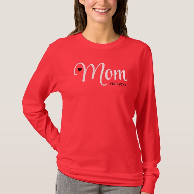 Mutter hat einfaches Skript Mütter Geschenk T-Shirt (Vorderseite)