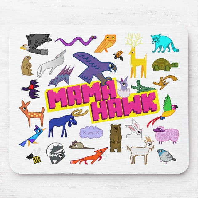 MUTTER HAWK Mousepad (Vorne)