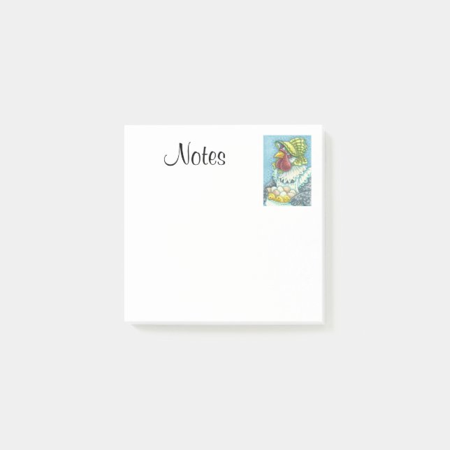 Mutter Hen, CHICKEN BAUER 3M Post-it®-Hinweise Post-it Klebezettel (Vorderseite)