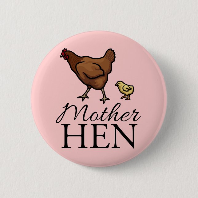 Mutter-Henne Button (Vorderseite)