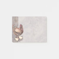 Mutter-Henne und Küken-Aquarell