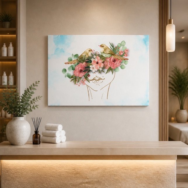 Mutter: Herz von Zuhause Canvas Print (verschieden Leinwanddruck (Von Creator hochgeladen)
