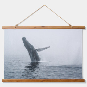 Mutter Humpback Whale Wandteppich Mit Holzrahmen
