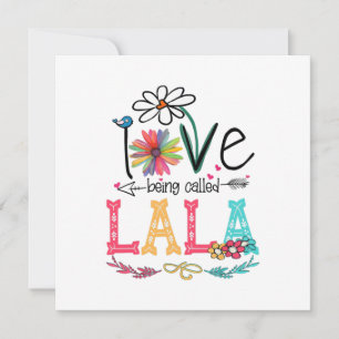 Mutter I Liebe wird als Lala Sonnenblume Geburtsta Einladung