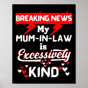 Mutter Inlaw Xmas Geburtstagsseetauchter zur Mama  Poster