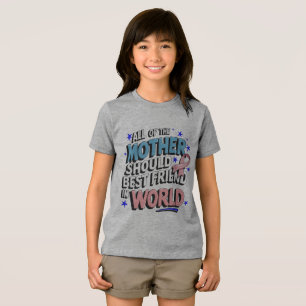 Mutter ist die beste Freundin der Welt Tri-Blend Shirt