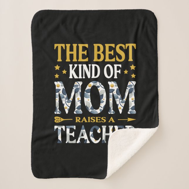 Mutter ist die beste Mama eines Lehrers Sherpadecke (Vorderseite)