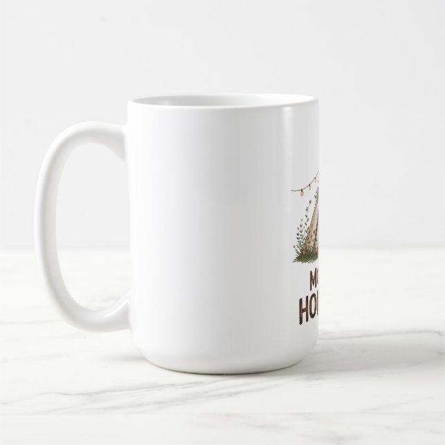Mutter ist meine Heimatbasis Kaffeetasse (Links)