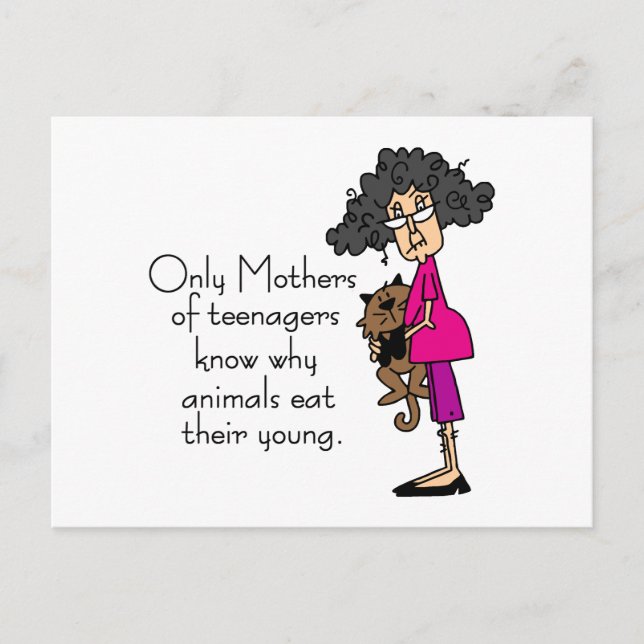 Mütter Jugendlicher Postkarte (Vorderseite)