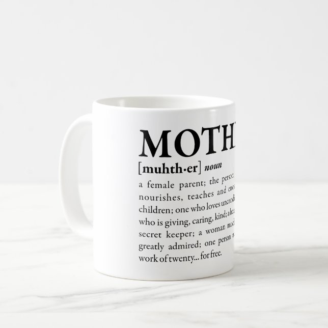 Mutter Kaffeetasse (Vorderseite Links)