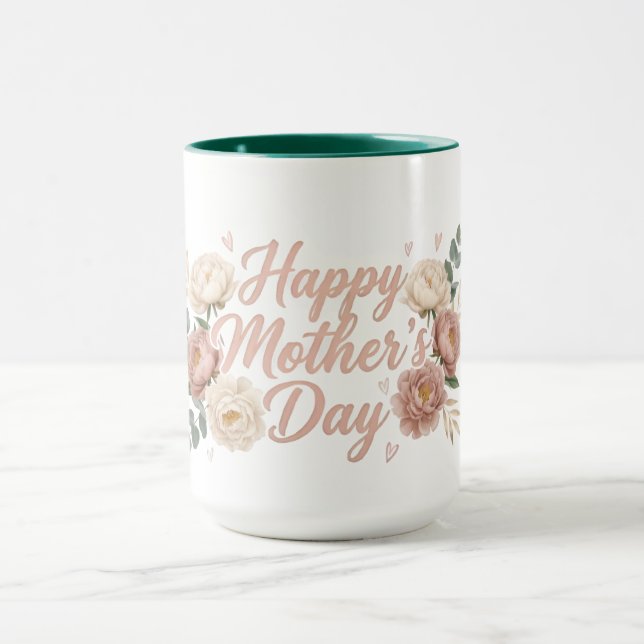 Mutter Kaffeetasse Blumen Beste Mutter Geschenk Mu (Zentrum)