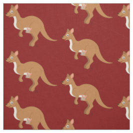 Mutter Kangaroo und Joey Stoff