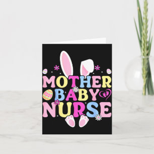 Mutter-Kind-Krankenschwester - Osterhase Stpartum- Karte