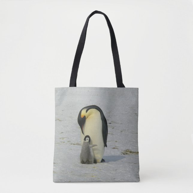 Mutter & Kind Pinguine Tote Bag (Vorderseite)