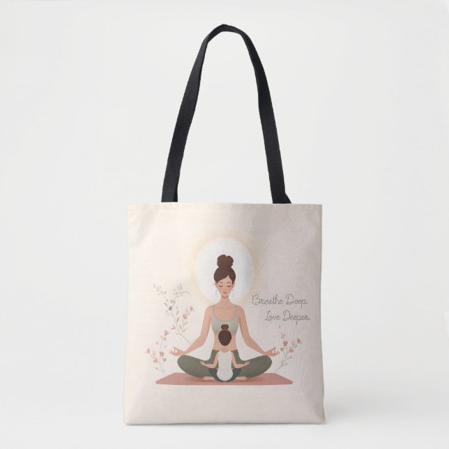 Mutter-Kind-Yoga-Meditationskunst (Vorderseite)